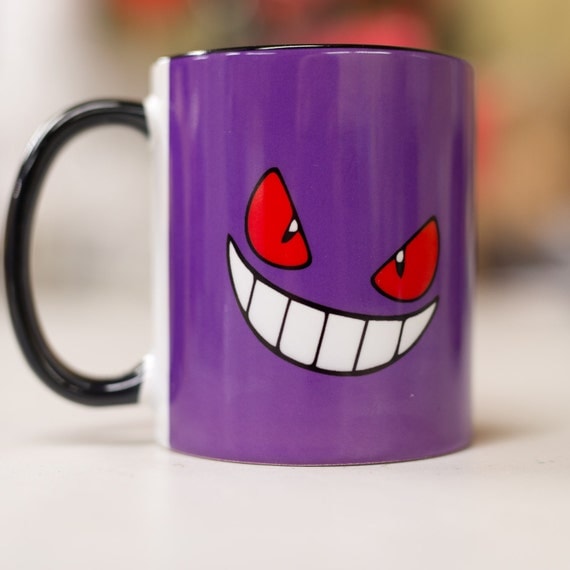 Gengar Mug Pokemon Go Cup Tea Coffee Game Fan By Itemhomemade