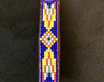 Items similar to Beautiful Unique Handmade Beaded Barrette on Etsy