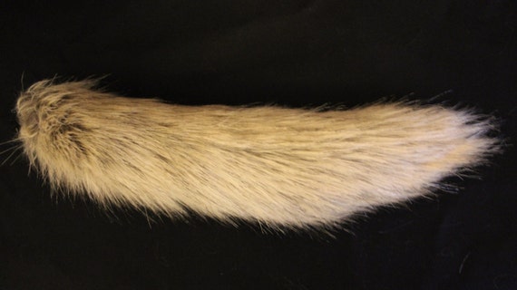 Realistic 15 Faux Fur Dog Tail by Masquestake on Etsy