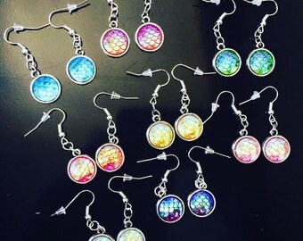 Earrings Fishscale Mermaid