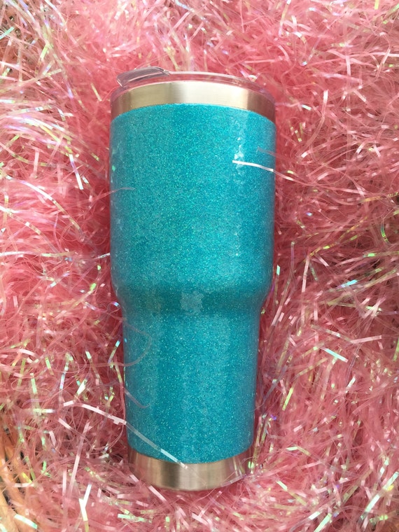 glitter stainless steel tumbler