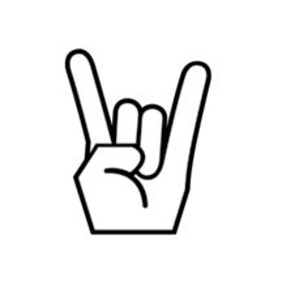 Rock Hand Sign Emoji