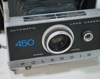 Polaroid 450 Automatic Land Camera, Vintage Polaroid 450, Vintage camera, Polaroid camera, Old polaroid 450, home decor