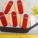 Five little hot dogs frying in the pan Felt by IvyHandmadeDesign