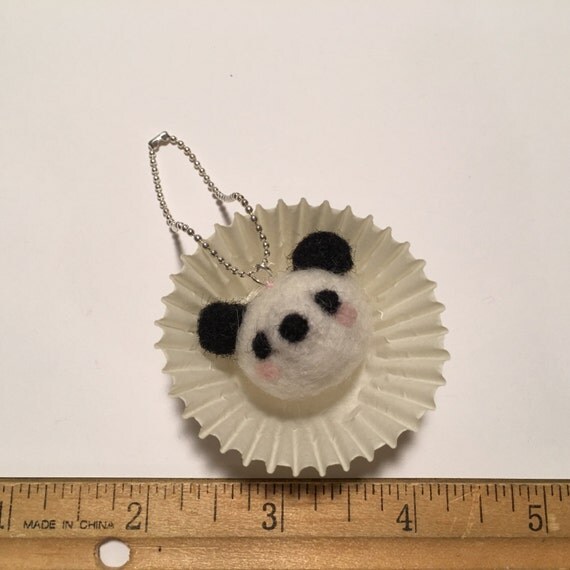 small panda keychain