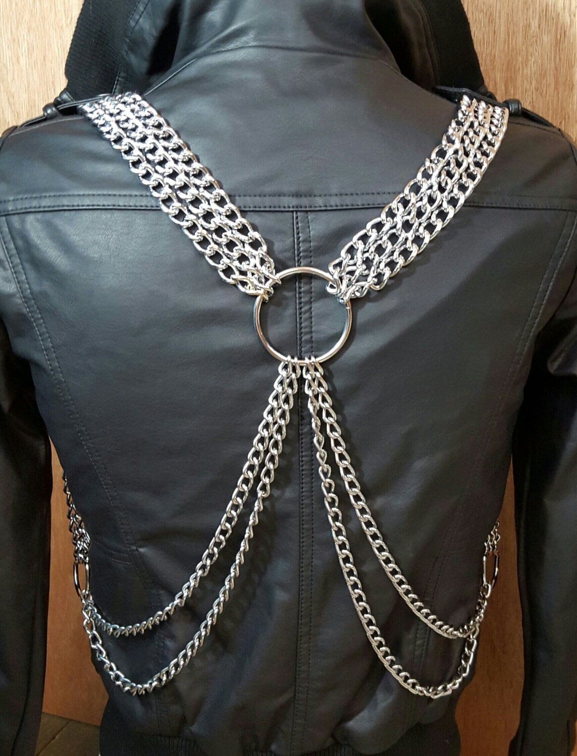 Biker Jacket Chain Biker Chain Punkrock Shoulder chain