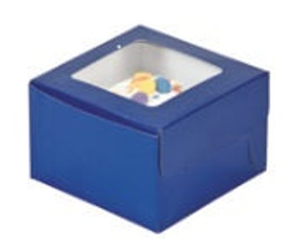 Cupcake Boxes with cellophane window