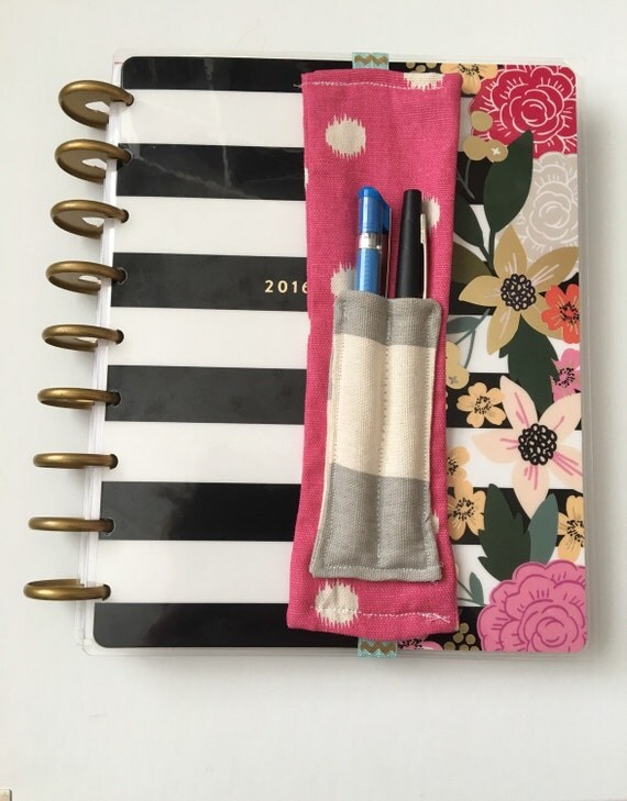 Items similar to Custom Pen Holder fits Happy Planner, Erin Condren