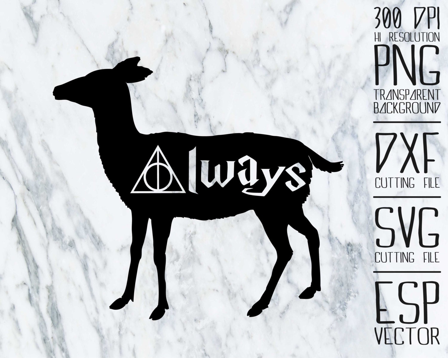 Download Always Deer Harry Potter Clipart /PNG by Just1Dollar on Etsy