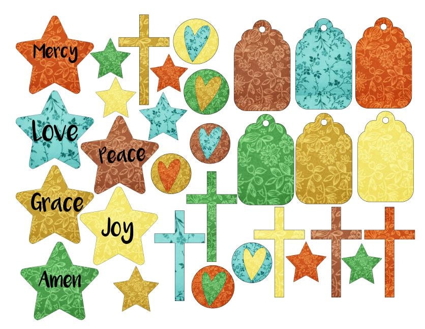 Printable Faith Sticker Sheet Country2. Fits on a by Lot95Designs