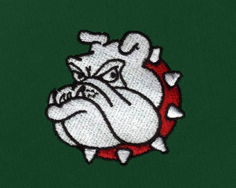 Prideful Bulldog Digital Embroidery Design