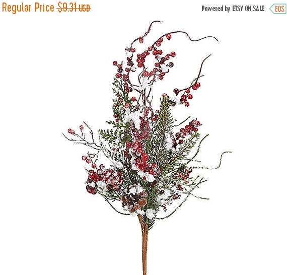  Christmas  in July Sale Christmas  Floral Picks  by 