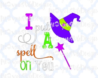 I Put A Spell On You SVG,EPS,PNG,Studio