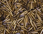 223/ 556 Once Fired Range Brass 1500 + pieces full medium flat rate box. This brass is great for reloading, jewelry making and other crafts.