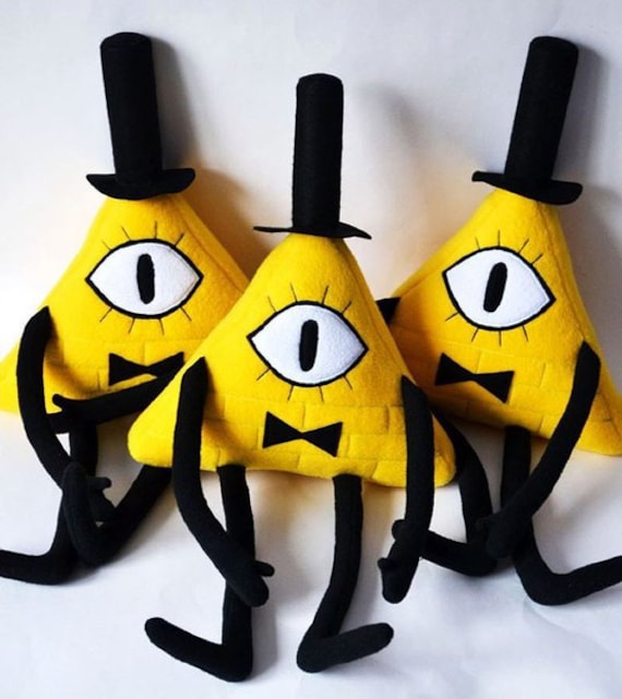 Gravity Falls Yellow Bill Cipher Plush Toy Handmade by G4skyRU