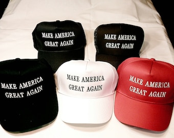 Donald Trump Make America Great Again -High Profile Truckers Cap