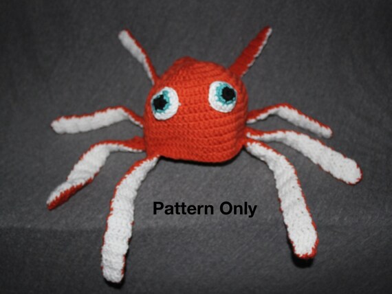 Octopus Crocheted Hat Octopus Hat Crochet Hat Pattern