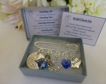 Items similar to custom embroidered gift box for brides - something old ...