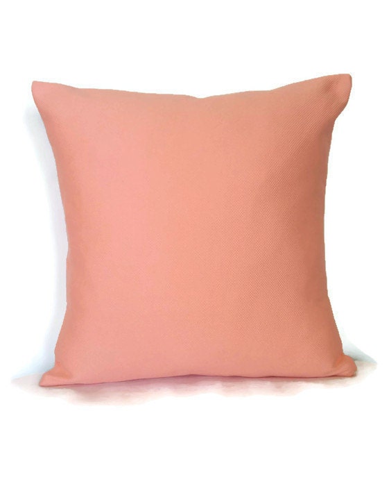 Peach pillow cover / Handmade Peach Throw Cushion Cover/