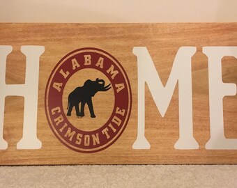 Alabama Crimson Tide Home Sign