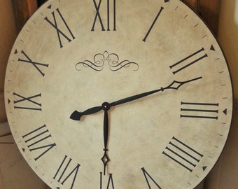 36 inch Extra Large Antique Wall Clock
