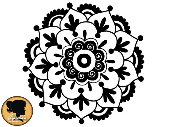 Download Mandala Flower Svg For Crafters Layered Svg Cut File