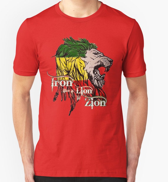 iron lion t shirt