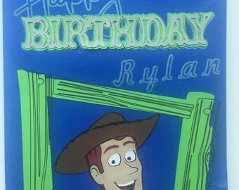 Items similar to Toy Story- Woody Birthday Party Invitation - Digital