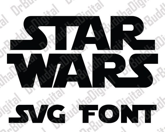 Sale Star Wars Font SVG Collection Star Wars Alphabet DXF