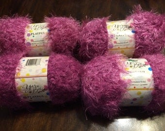 Yarn Bee Playful Pink Fuzzy Yarn