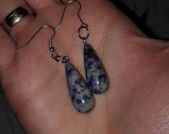earrings with Teardrop gemstone