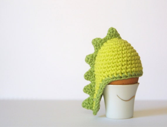 Dino Egg Cozy, Egg Cozy Crochet Pattern, PDF,  Easter, Instant Download,