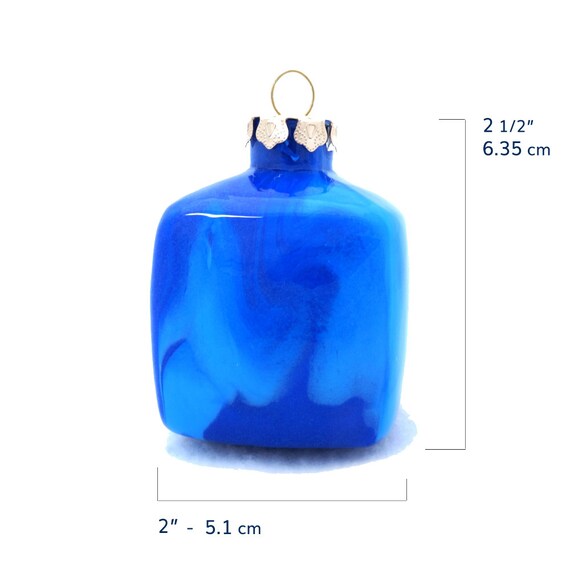 Cube Clear Ornaments Set of 12 Clear Glass Cube 2