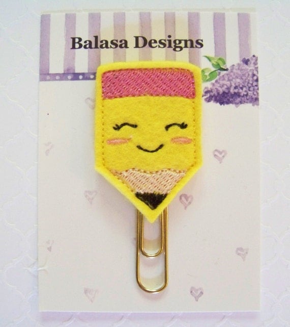 items-similar-to-pencil-planner-clip-bookmark-planner-accessory