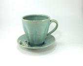 frog cup and saucer