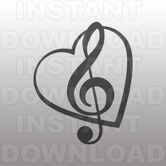 Free Free Heart Music Note Svg 681 SVG PNG EPS DXF File