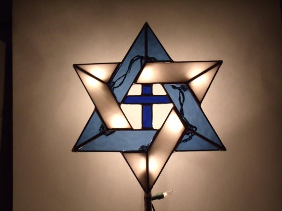 lighted star of david tree topper interfaith tree by lighted star of david tree topper interfaith tree by