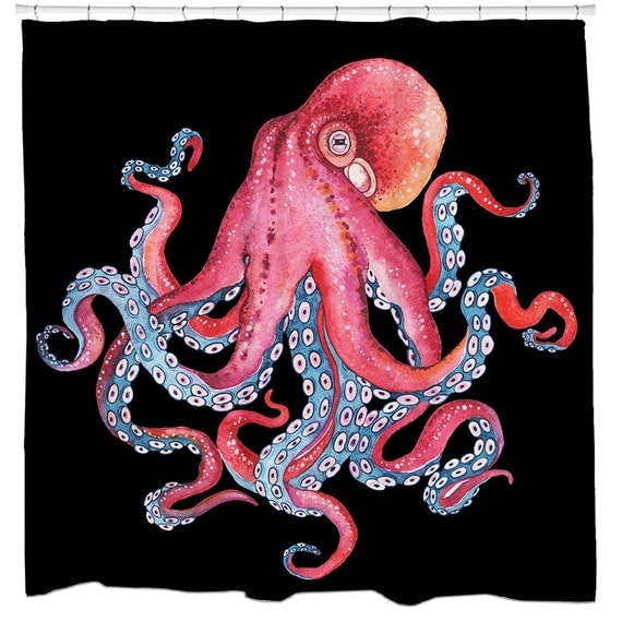 Octopus Shower Curtain