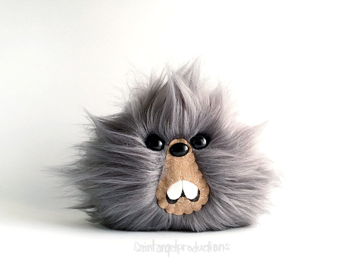 weird gray stuffed animal