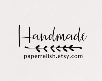 Etsy Shop Stamp, Business Stamp, Handmade By Stamp, Pretty Packaging Stamp, Small Business Stamp, Product Tag Stamp, (219)