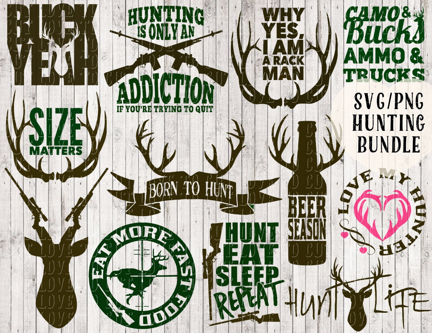 Download hunting svg bundle deer svg buck svg antler svg hunting