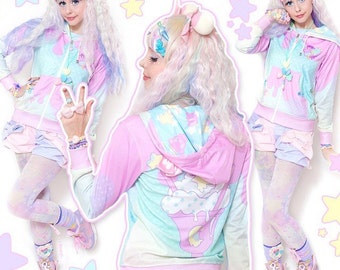 Melty Sweets Sweater, Ice Cream Sundae Sweater, Kawaii Sweater, Pastel Sweater