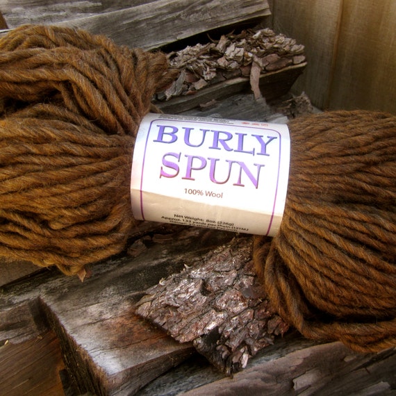 Bulky Wool Yarn Brown Sheep Company Burly Spun Yarn