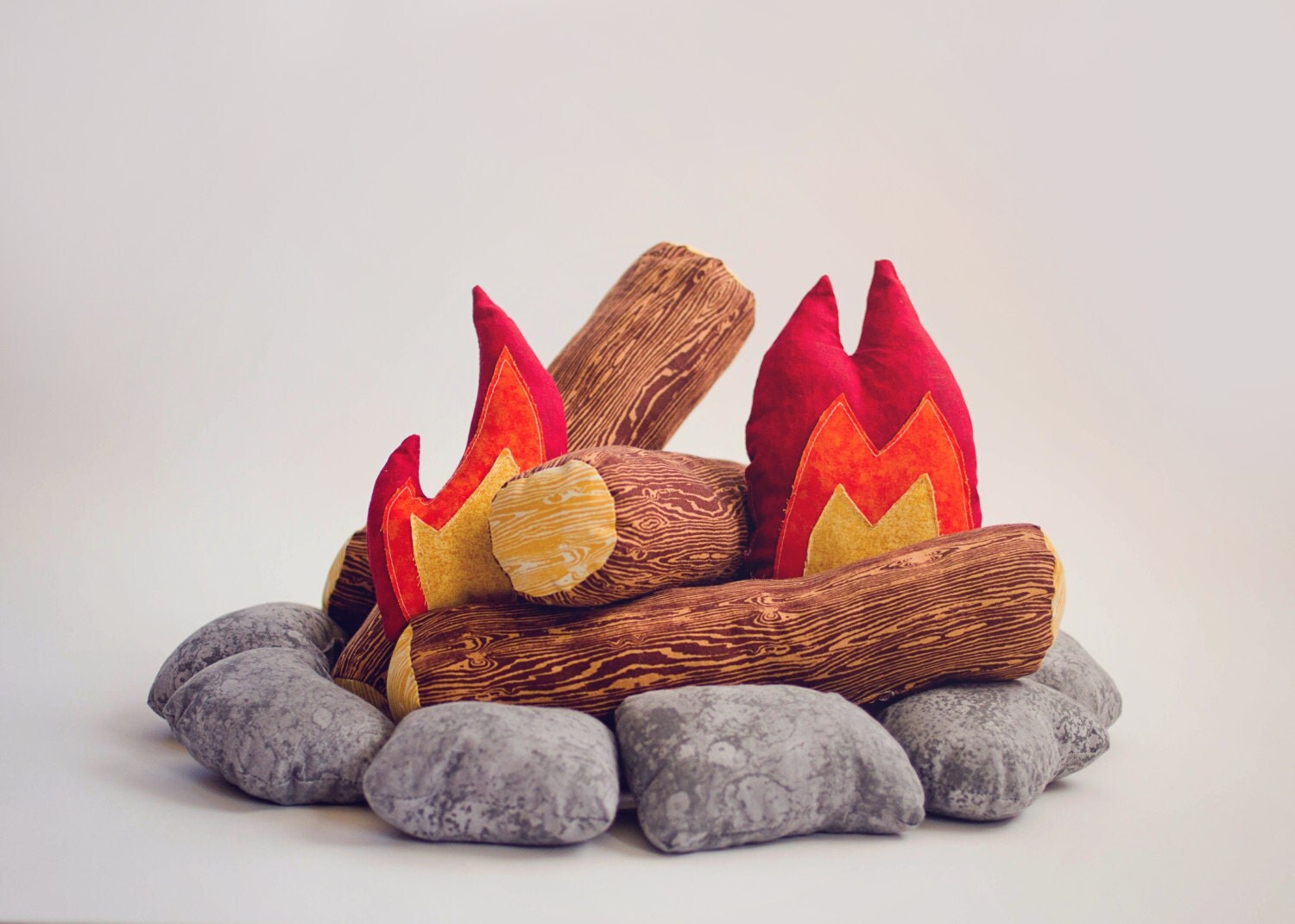 plush camp fire