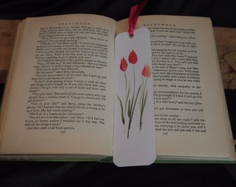 Tulip Hand Painted Bookmark