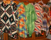 SPECIAL! Last Minute Gift - Eight Fleece Ponchos & Free Shipping! Unisex One Size Fits Most!