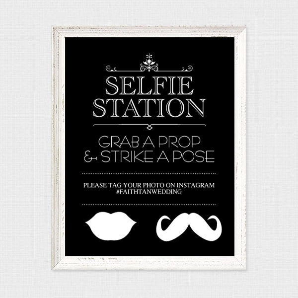 instant-selfie-station-sign-printable-8x10-or-11x14-etsy-in-2021