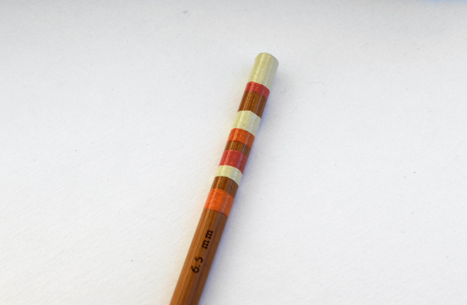 Size K Crochet Hook Hand Painted Bamboo Crochet Hook UK