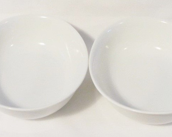 Arzberg German "Bianco" Set White Vegetable Serving Bowls, White Dinning and Serving Bowls, Side Dish Bowls