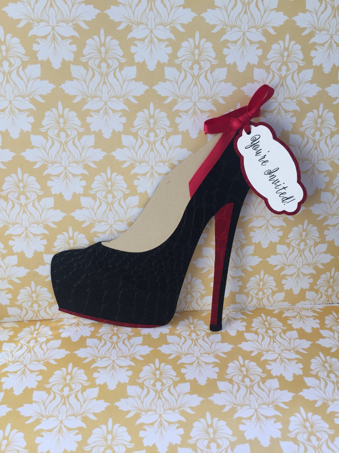 High Heel Shoe Invitation 25 invitations Girls Night Out